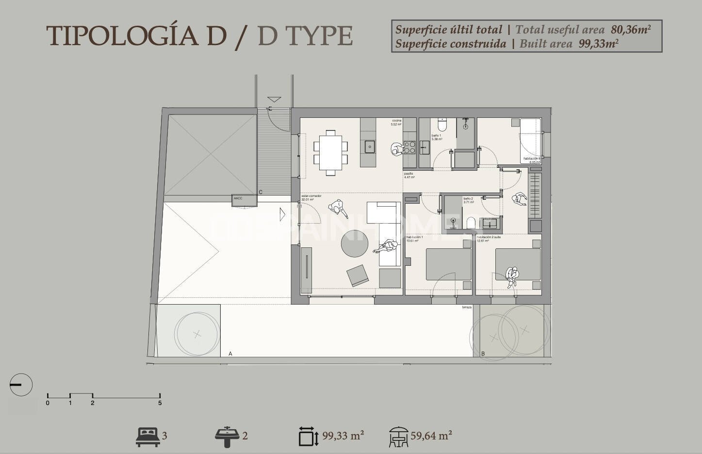 Apartment in Begur, Girona, Spain 4 bedrooms, 121 sq.m. No. 124684