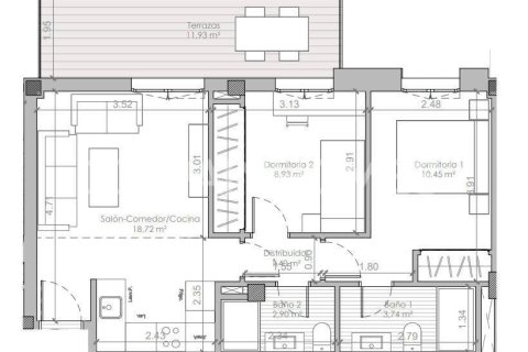 Huoneisto myytävänä Mijas, Malaga, Espanja, 3 makuuhuonetta, 79 m2 No. 124679 - kuva 10