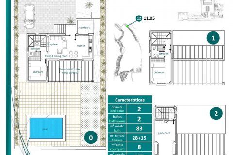 Huvila myytävänä Sucina, Murcia, Espanja, 2 makuuhuonetta, 82 m2 No. 128553 - kuva 17