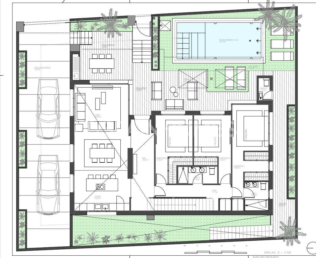 Villa à Torre-Pacheco, Murcia, Espagne 3 chambres, 159 m2 No. 120595