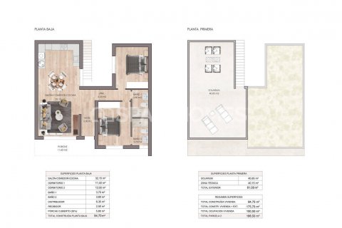 Продажа виллы в Мурсия, Испания 2 спальни, 81м2 №121484 - фото 4