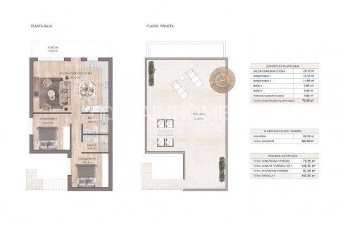 Villa till salu Murcia, Spanien 2 sovrum, 76 kvm. Nr. 121485 - foto 2