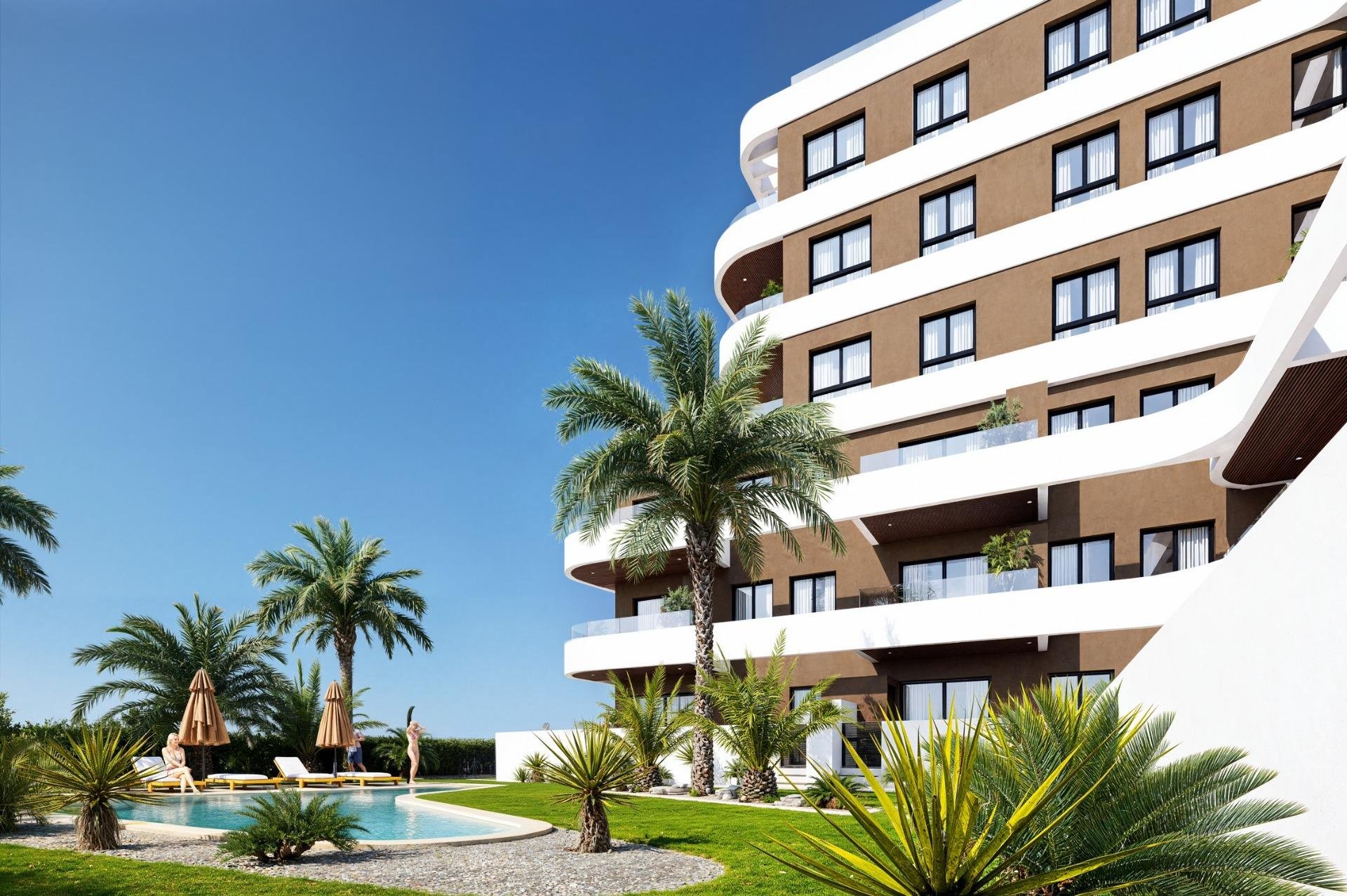 Lägenhet i Guardamar del Segura, Alicante, Spanien 2 sovrum, 73 kvm. Nr. 131423