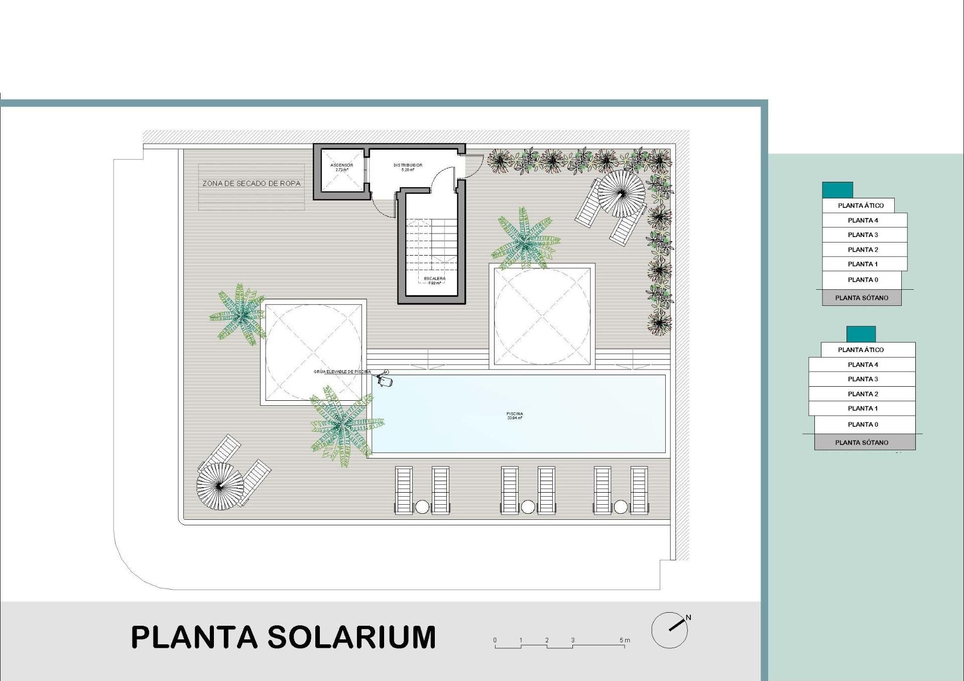 Attico a Torrevieja, Alicante, Spagna 3 camere da letto, 107 mq. N° 131428
