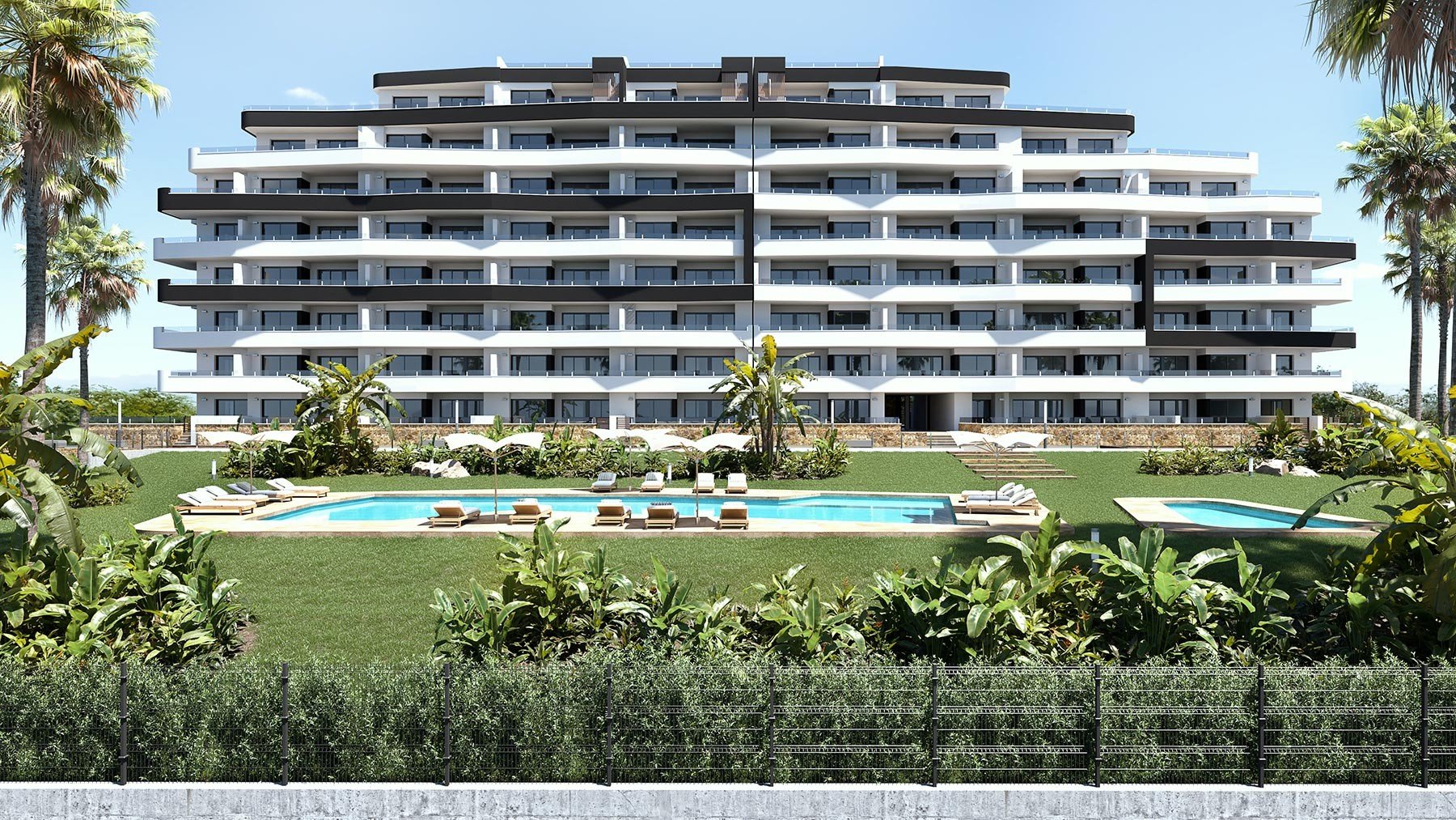 Lägenhet i San Miguel de Salinas, Alicante, Spanien 2 sovrum, 70 kvm. Nr. 128326