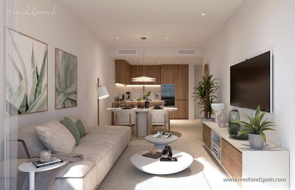 Apartamento en Mil Palmeras, Alicante, España 2 dormitorios, 71 m2 No. 130503
