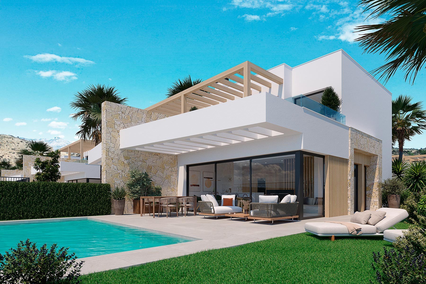 Villa in Alicante, Spanien 3 Schlafzimmer, 118 m2 Nr. 128400