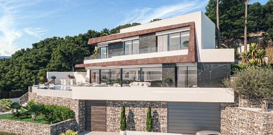 Huvila Calpe, Alicante, Espanja 4 makuuhuonetta, 427 m2 No. 123407
