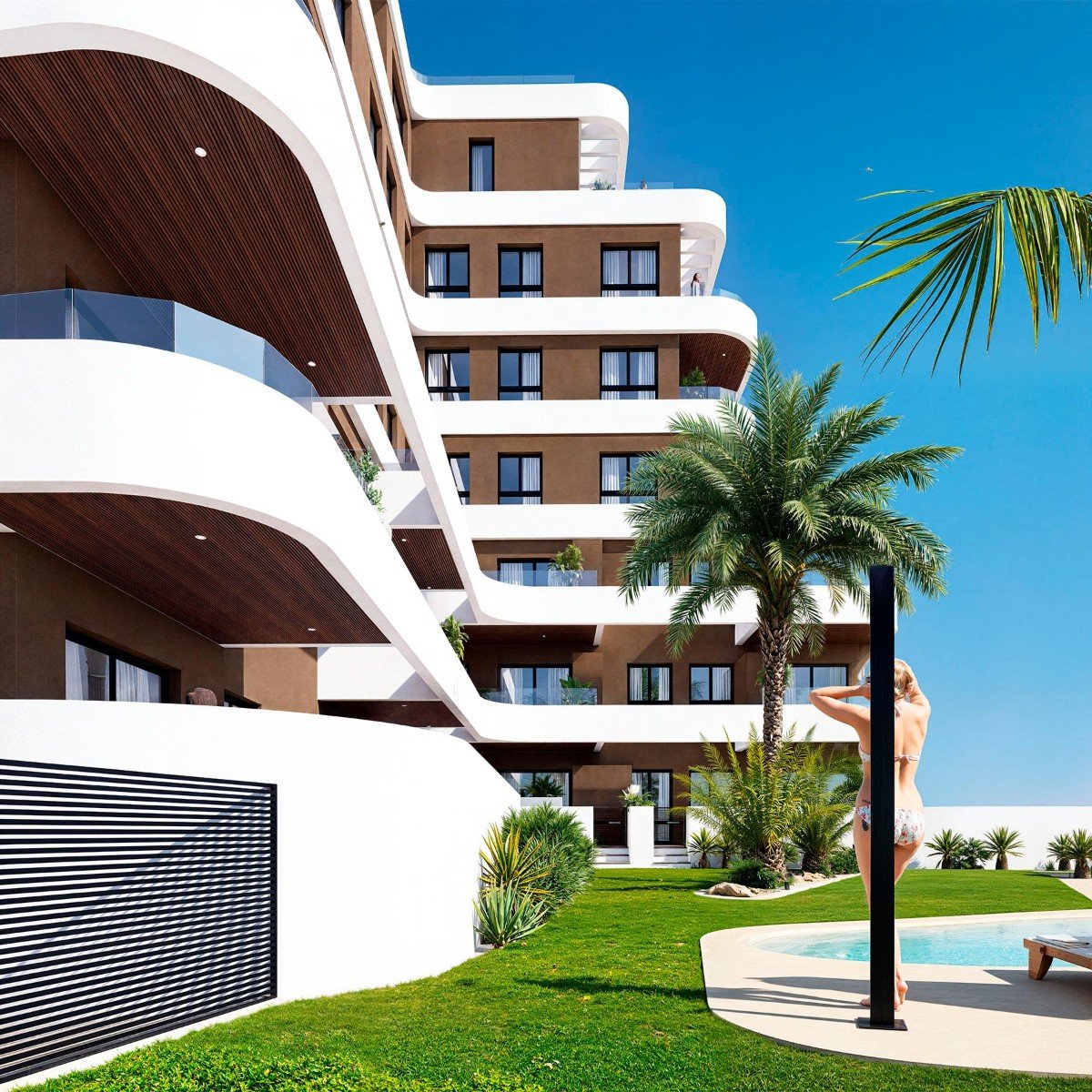 Apartment à Guardamar del Segura, Alicante, Espagne 2 chambres, 55 m2 No. 131351