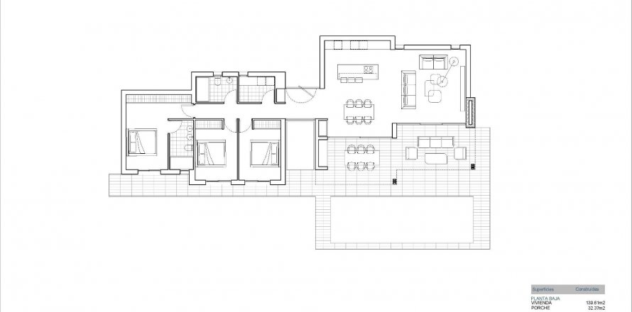 Villa Calpe, Alicante, Espagne 3 chambres, 139 m2 No. 128896