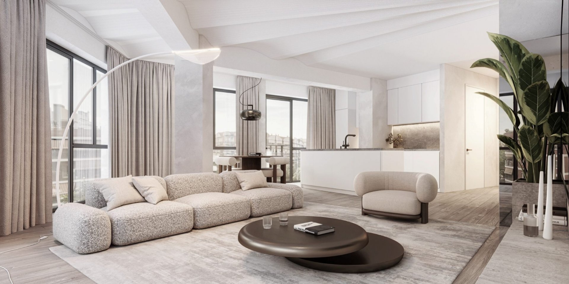 Dzīvoklis Barcelona, Spānijā 1 istaba, 61 m2 Nr. 122654