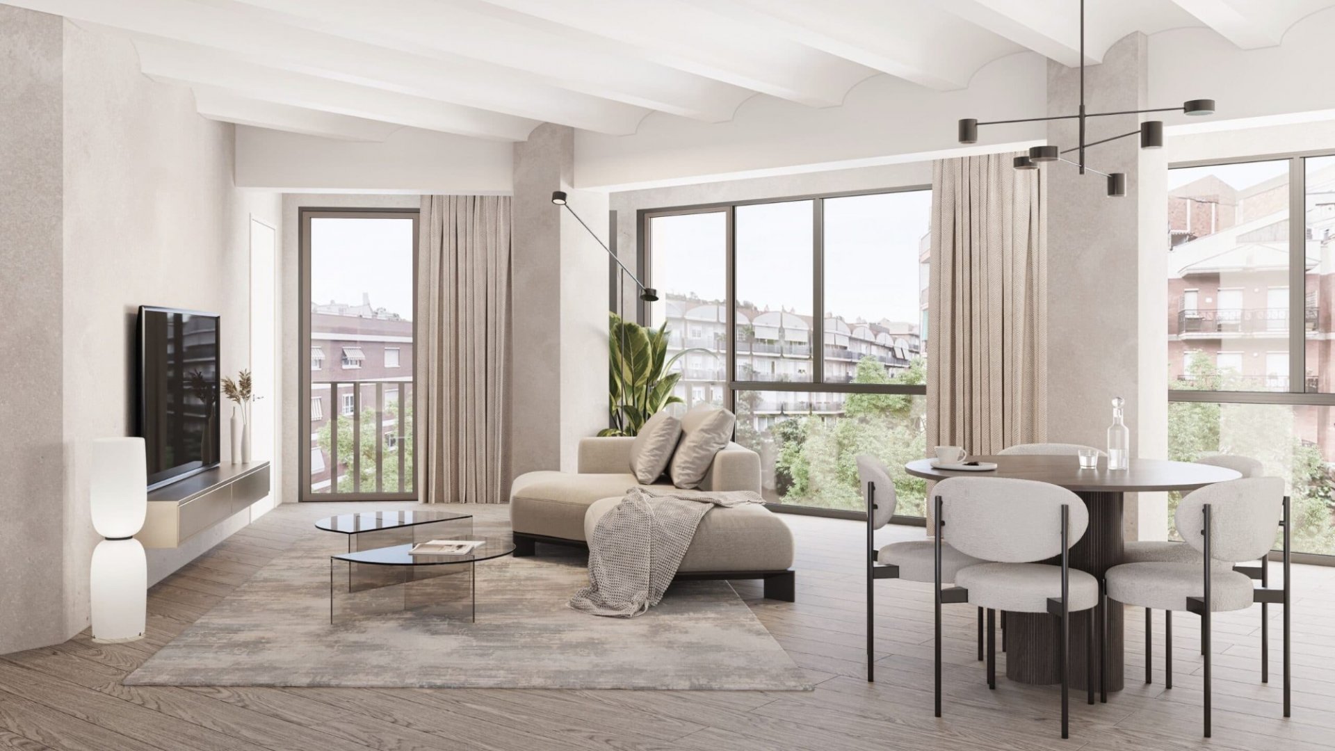Dzīvoklis Barcelona, Spānijā 1 istaba, 61 m2 Nr. 122654