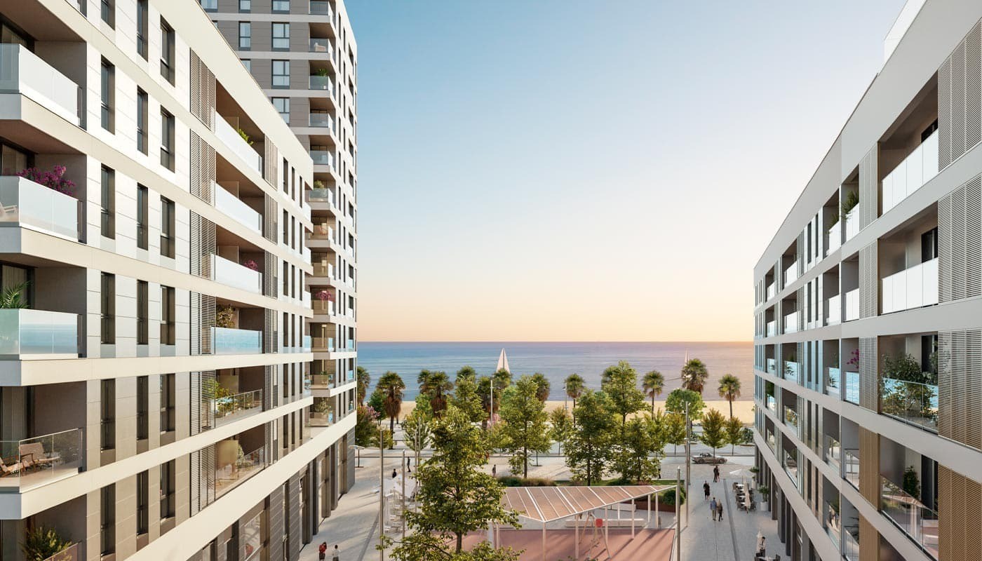 Apartment in Badalona, Barcelona, Spain 3 bedrooms, 108 sq.m. No. 122657