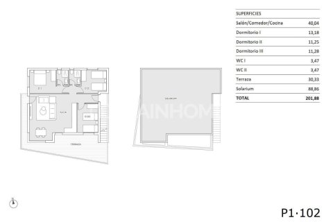 Dzīvoklis pārdošanā San Miguel de Salinas, Alicante, Spānijā 3 istabas, 85 m2 Nr. 121444 - attēls 13