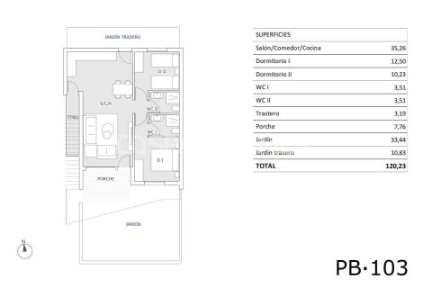 Dzīvoklis pārdošanā San Miguel de Salinas, Alicante, Spānijā 3 istabas, 85 m2 Nr. 121444 - attēls 14