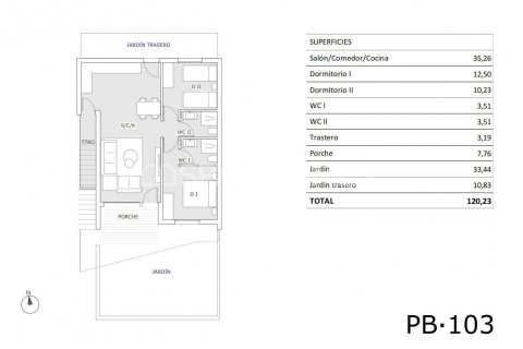 Dzīvoklis pārdošanā San Miguel de Salinas, Alicante, Spānijā 2 istabas, 68 m2 Nr. 121442 - attēls 9