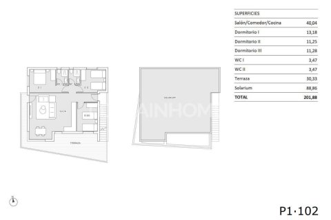 Dzīvoklis pārdošanā San Miguel de Salinas, Alicante, Spānijā 2 istabas, 68 m2 Nr. 121442 - attēls 8