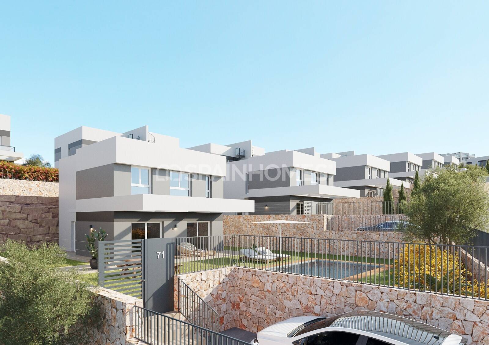Villa in Finestrat, Alicante, Spain 4 bedrooms, 157 sq.m. No. 120944