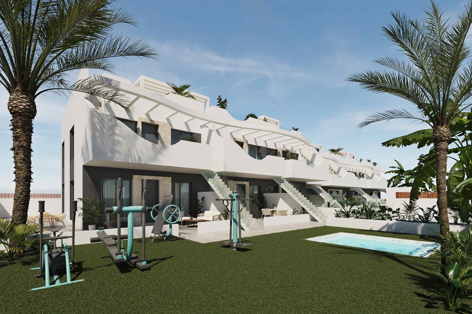 Bungalow in Pilar de la Horadada, Alicante, Spain 3 bedrooms, 67 sq.m. No. 132191