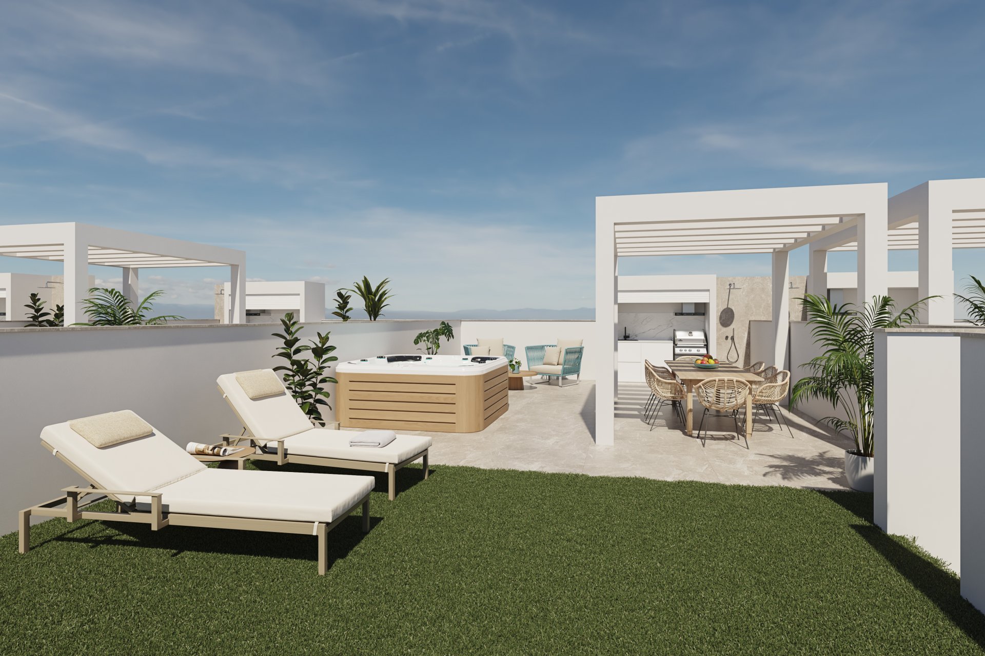 Bungalow in Pilar de la Horadada, Alicante, Spain 3 bedrooms, 67 sq.m. No. 132191