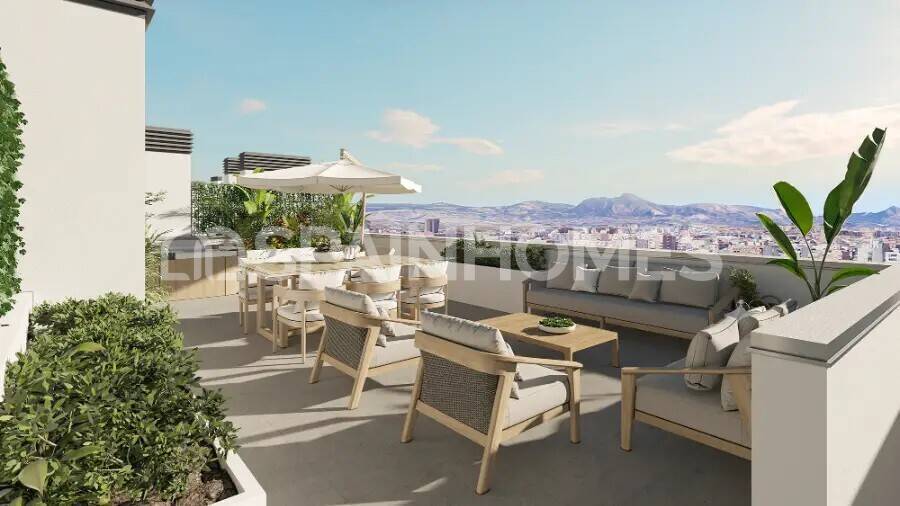 Пентхаус в Аликанте, Испания 3 спальни, 98м2 №121489