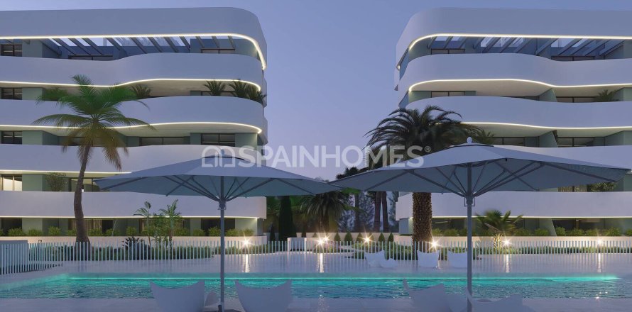 Takvåning i Guardamar del Segura, Alicante, Spanien 2 sovrum, 85 kvm. Nr. 121094