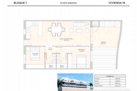 Lägenhet till salu Finestrat, Alicante, Spanien 2 sovrum, 88 kvm. Nr. 131259 - foto 19