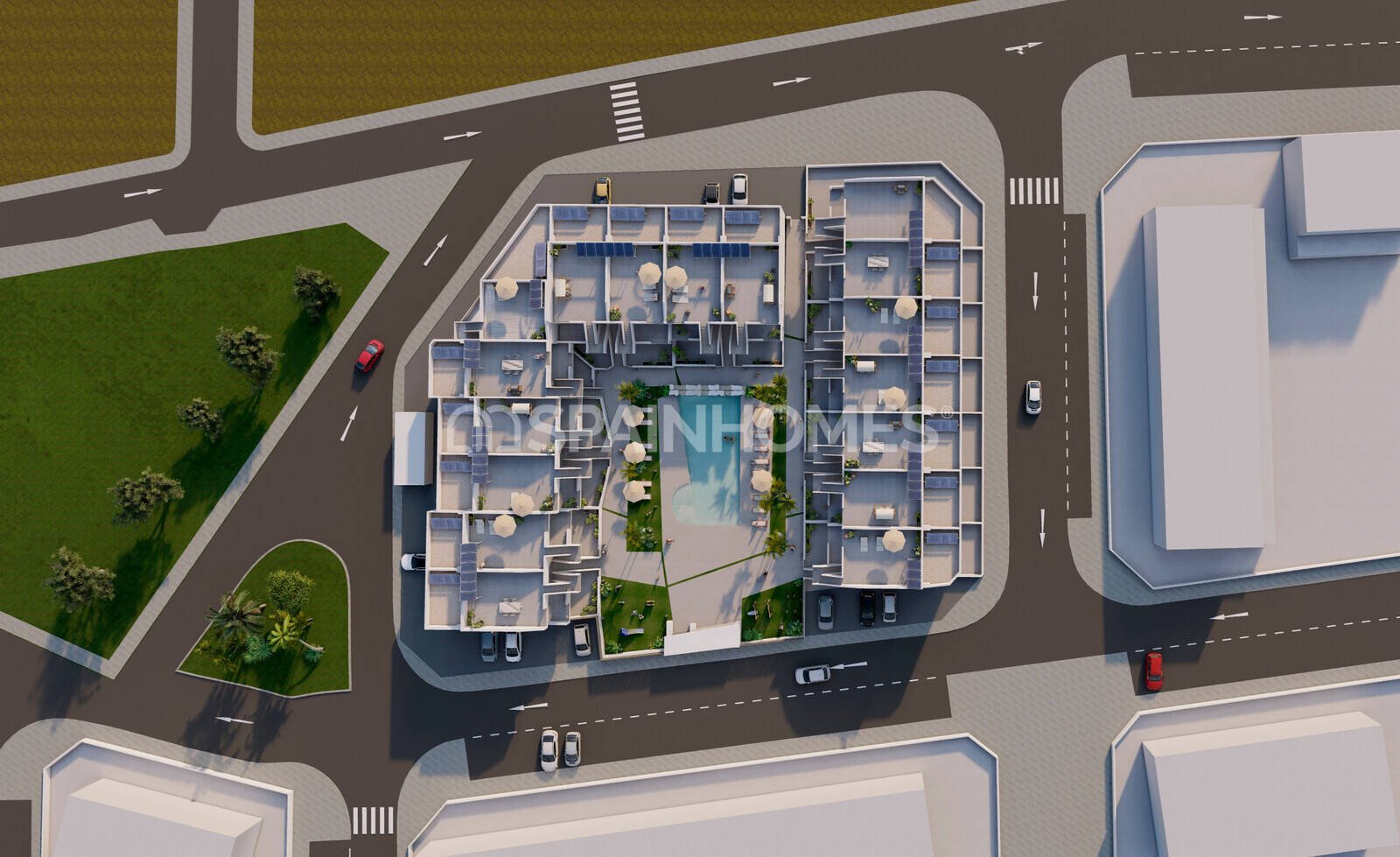 Huoneisto Torre-Pacheco, Murcia, Espanja 3 makuuhuonetta, 80 m2 No. 121134