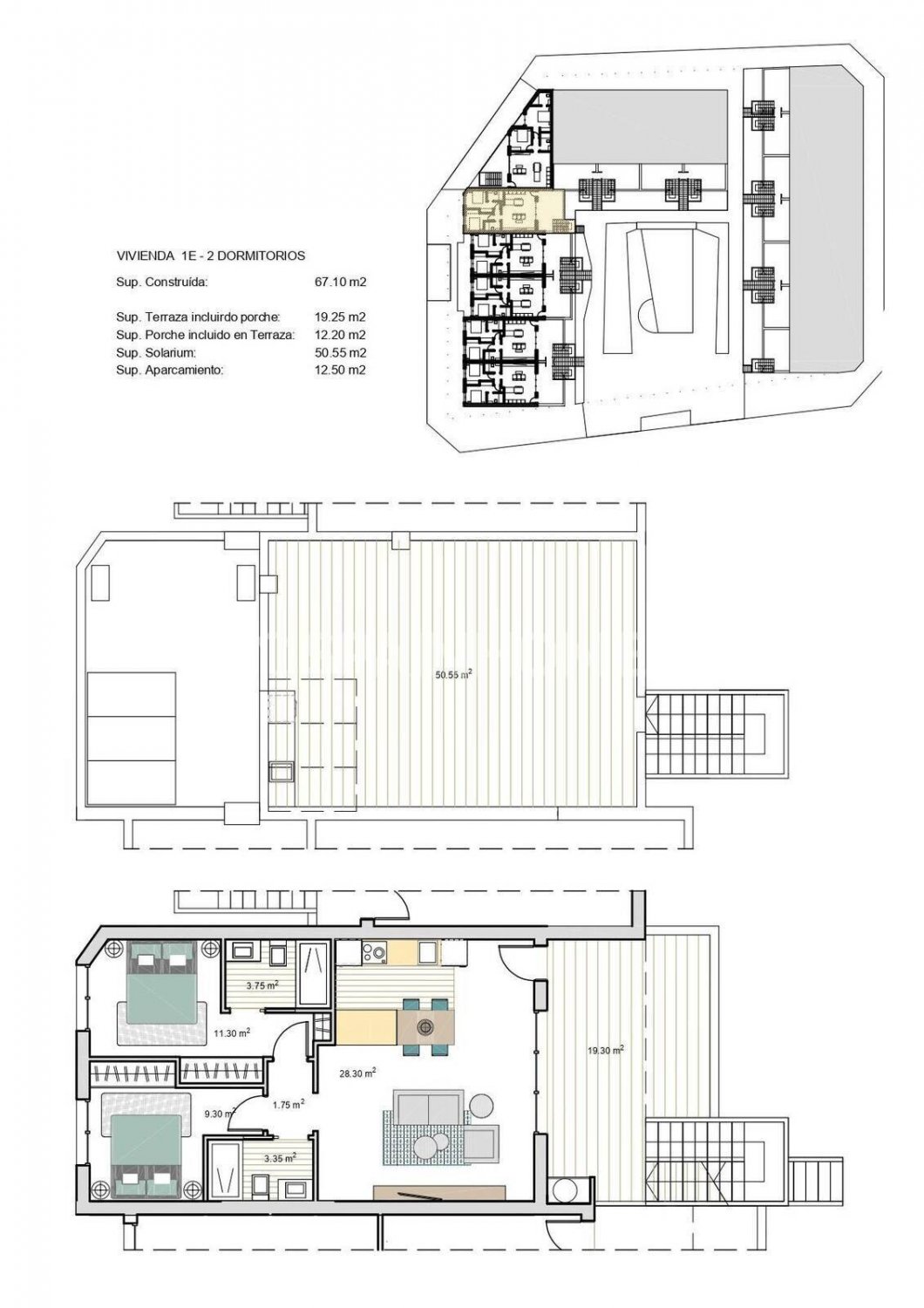 Huoneisto Torre-Pacheco, Murcia, Espanja 3 makuuhuonetta, 80 m2 No. 121134