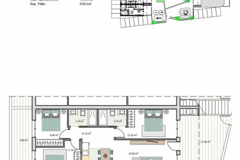 Продажа квартиры в Торре-Пачеко, Мурсия, Испания 3 спальни, 80м2 №121134 - фото 19