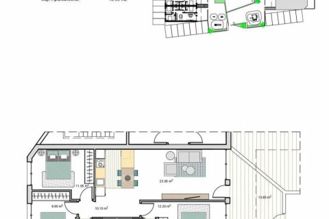 Продажа квартиры в Торре-Пачеко, Мурсия, Испания 3 спальни, 80м2 №121134 - фото 9