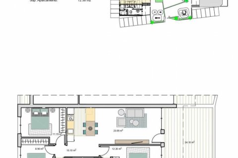 Продажа квартиры в Торре-Пачеко, Мурсия, Испания 3 спальни, 80м2 №121134 - фото 18