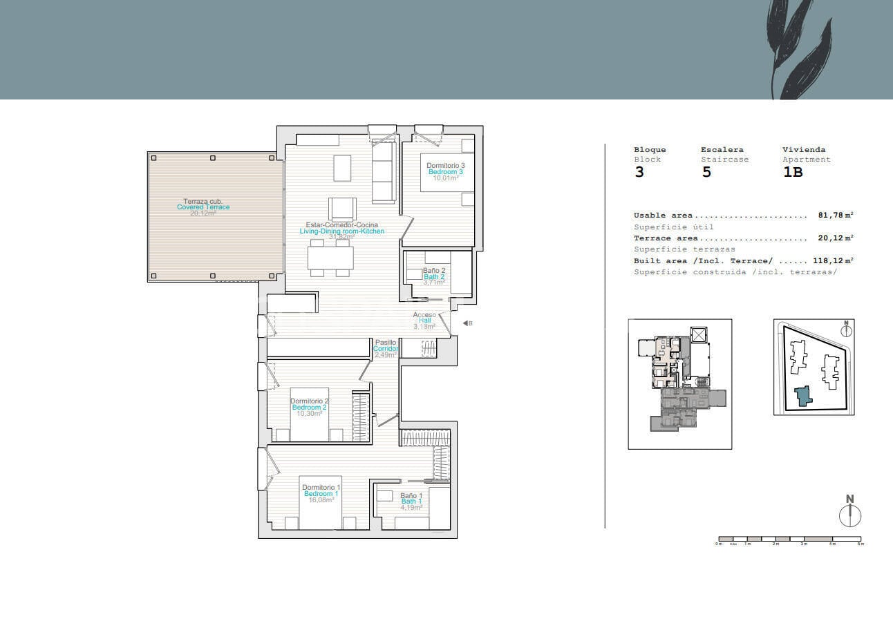 Penthauss Denia, Alicante, Spānijā 2 istabas, 65 m2 Nr. 121131