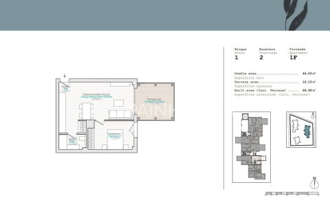 Penthouse w Denia, Alicante, Hiszpania 2 sypialnie, 65 mkw. nr 121131 – zdjęcie 26