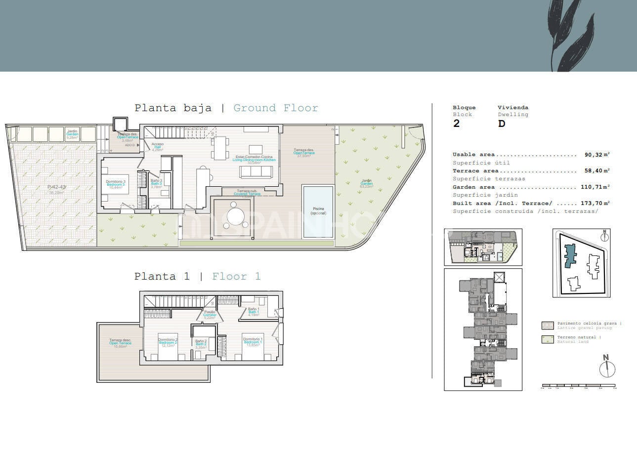 Penthauss Denia, Alicante, Spānijā 2 istabas, 65 m2 Nr. 121131