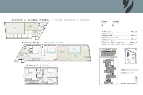 Penthäuser zum Verkauf Denia, Alicante, Spanien 2 Schlafzimmer, 65 m2 Nr. 121131 - Foto 12