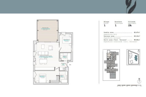 Apartamento en venta en Dénia, Alicante, España 3 dormitorios, 81 m2 No. 121129 - foto 27