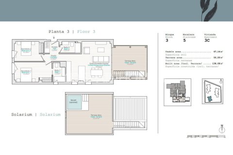 Apartamento en venta en Dénia, Alicante, España 3 dormitorios, 81 m2 No. 121129 - foto 12
