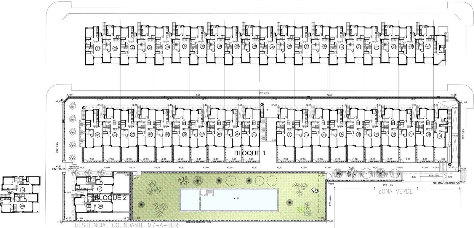 Takvåning i Torrevieja, Alicante, Spanien 2 sovrum, 59 kvm. Nr. 122459