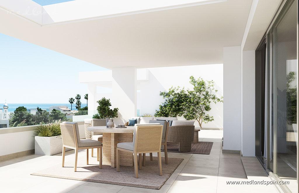 Apartment à Estepona, Malaga, Espagne 2 chambres, 128 m2 No. 124611