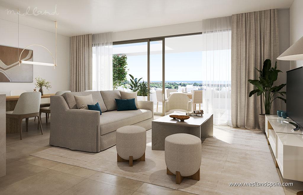 Apartment à Estepona, Malaga, Espagne 2 chambres, 128 m2 No. 124611