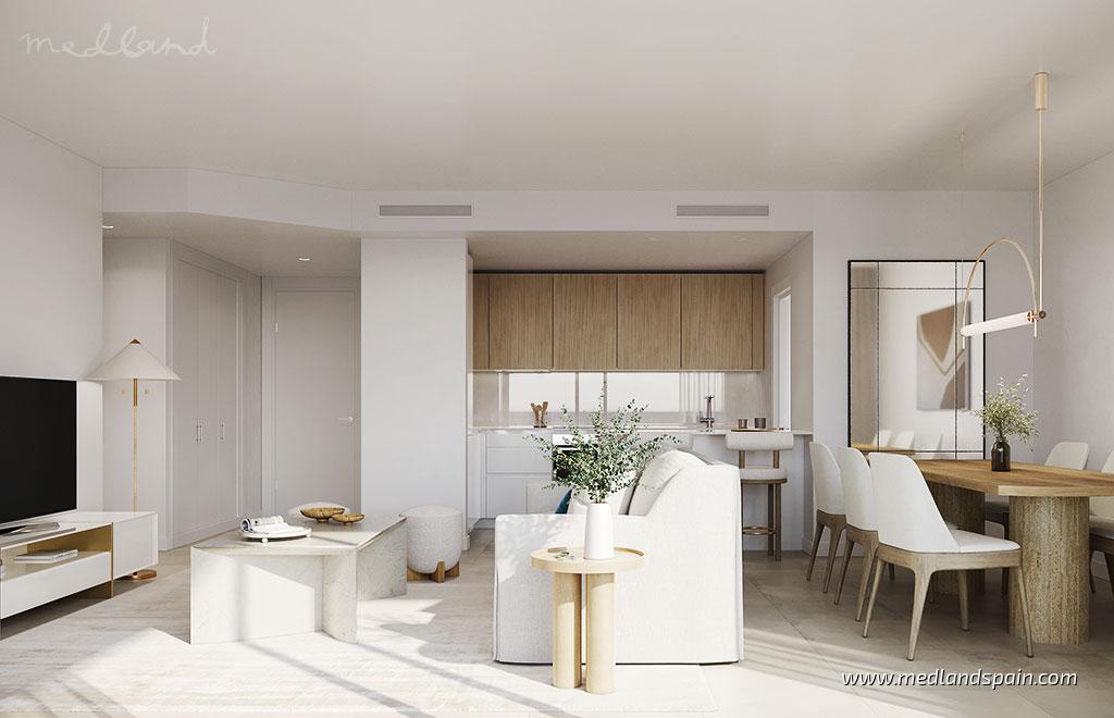 Apartment à Estepona, Malaga, Espagne 2 chambres, 128 m2 No. 124611