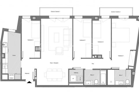 Apartment for sale Barcelona, Spain 4 bedrooms, 92 sq.m. No. 120606 - photo 6