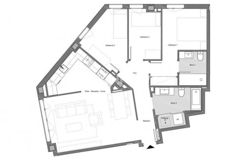 Apartment for sale Barcelona, Spain 4 bedrooms, 92 sq.m. No. 120606 - photo 7