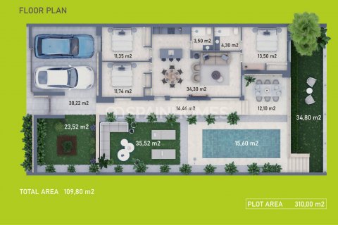 Villa for sale Finestrat, Alicante, Spain 3 bedrooms, 99 sq.m. No. 120864 - photo 2