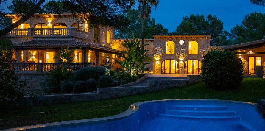 Finca Algaida, Mallorca, Espanja 5 makuuhuonetta, 1362 m2 No. 128222