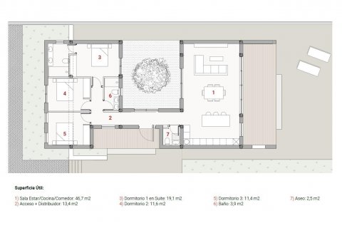 Villa till salu Finestrat, Alicante, Spanien 3 sovrum, 132 kvm. Nr. 125660 - foto 21