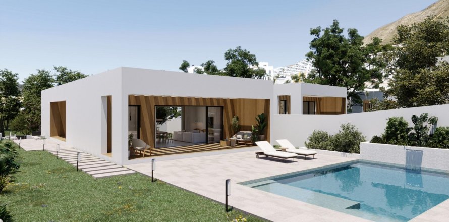 Villa Finestrat, Alicante, Spanien 3 sovrum, 132 kvm. Nr. 125660