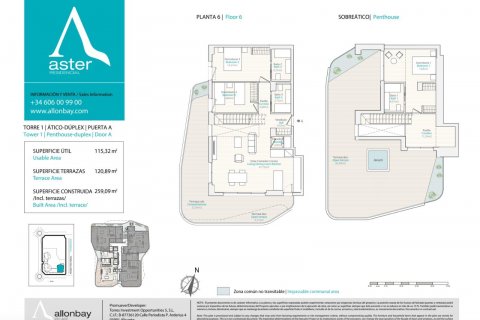 Kattohuoneisto myytävänä Villajoyosa, Alicante, Espanja, 3 makuuhuonetta, 137.79 m2 No. 127091 - kuva 20