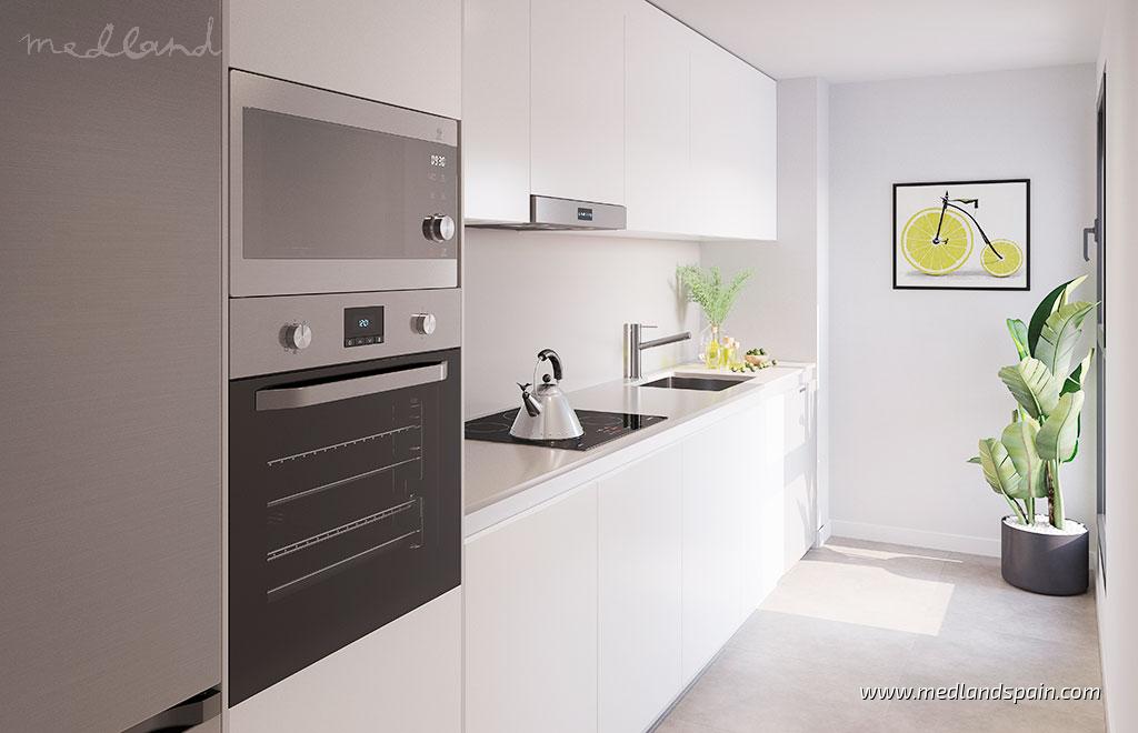 Appartamento a Mijas Costa, Malaga, Spagna 2 camere da letto, 119 mq. N° 130090